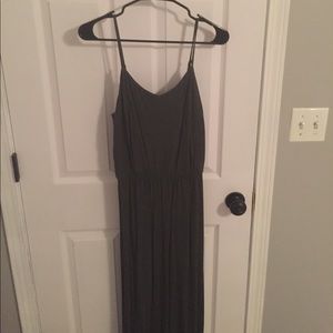 GAP Heather Gray Maxi Dress